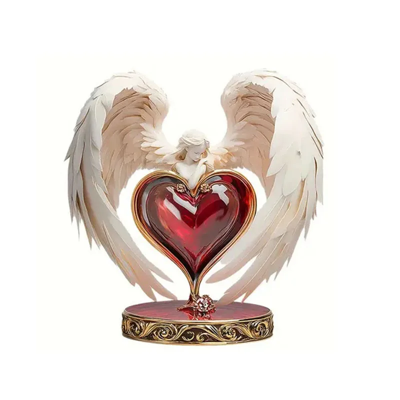 AcrylicBohemian Style Angel Of Love Acrylic Desktop Ornament Perfect Valentine's Day Gift For Family & Friends, Desktop Ornament 5