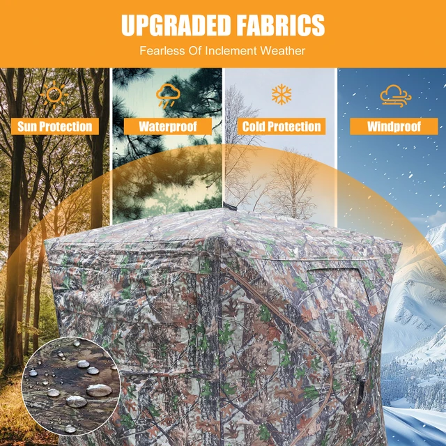 See-Through Hunting Ground Blind 5