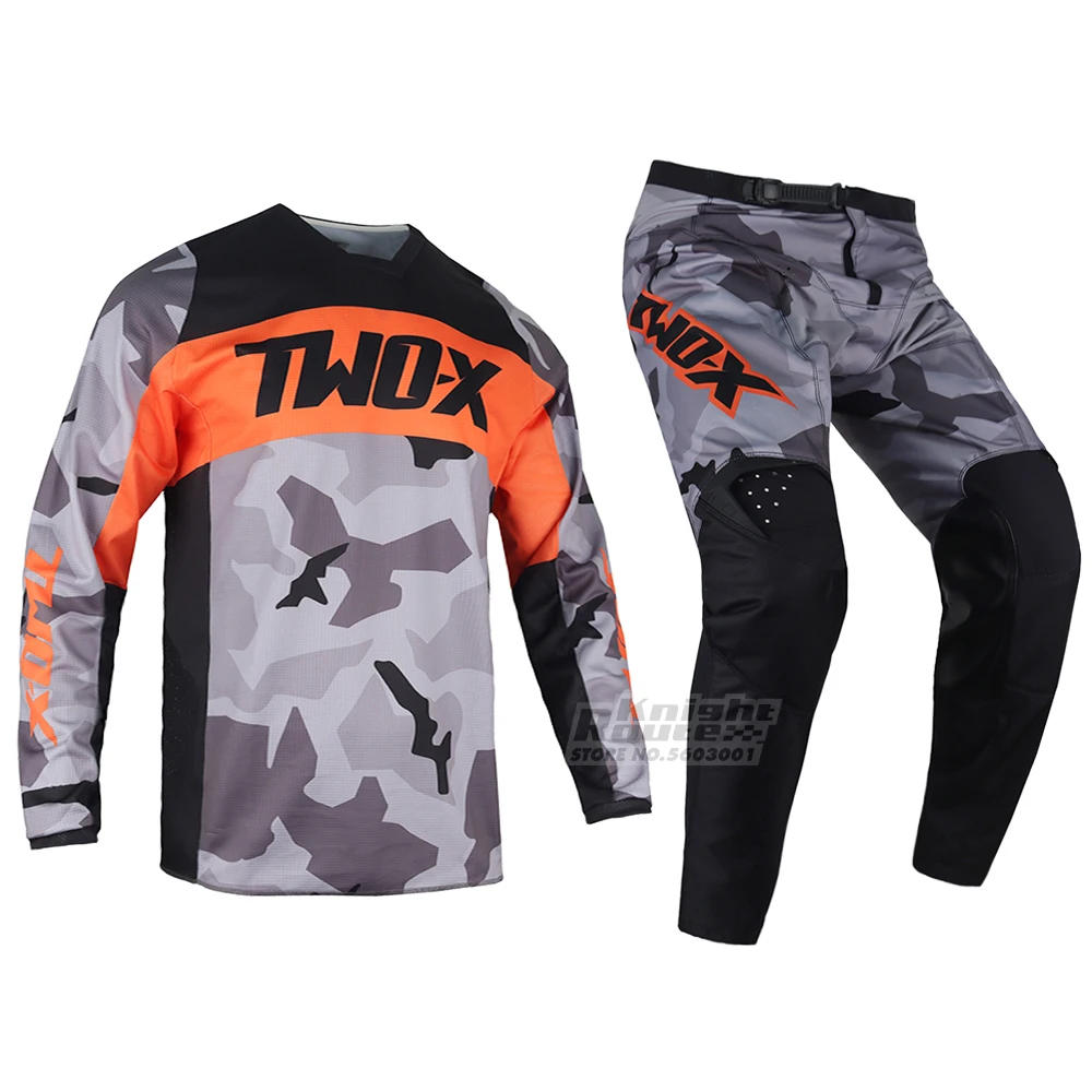 

Motocross Racing Jersey Pants MX BMX Bike Dirt Street Kits Moto Offroad Suit Mens Motocross Jersey Pants Suit Moto Equipment