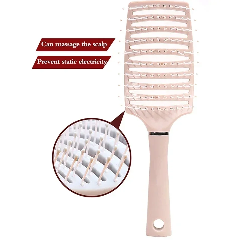 Hairbrush Air Cushion Comb Fluffy Anti-Hair Loss Massage Hair Brush For All Hair Types For Long Thick Thin Curly Nat