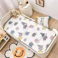 120x60CM berceau matelas enfant en bas âge matelas épais bébé berceau matelas coussin mignon lit berceau coton Double côtés bébé ensemble de literie 2