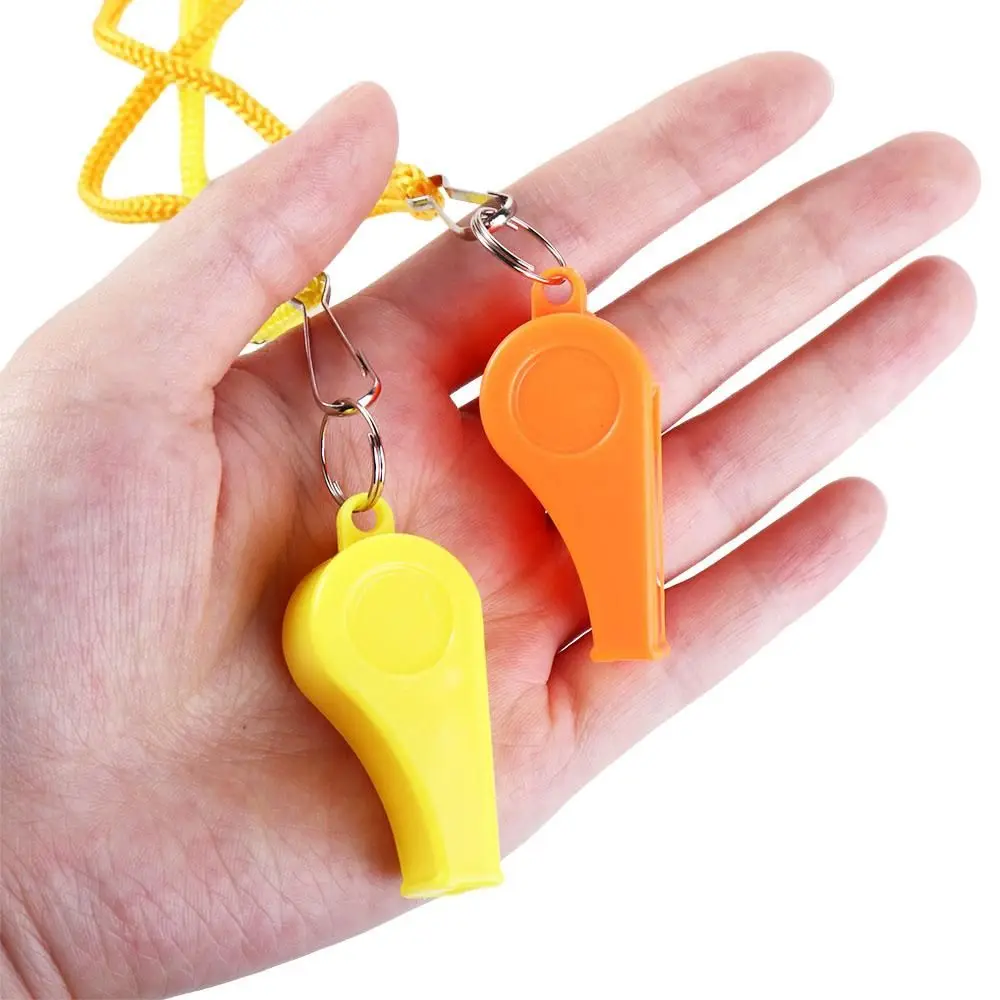 Professional Cheer Whistle Sports Football Basketball Referee Training Whistle Outdoor Survival With Lanyard Cheerleading Tool sport whistle soccer whistle