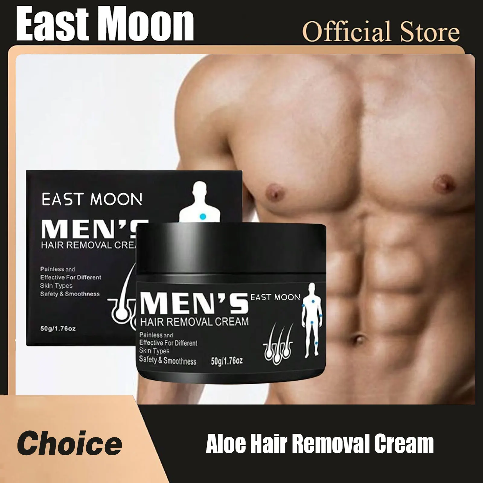 Men Aloe Hair Removal Cream Nourishing Painless Non Irritating Growth Inhibitor Keep Smooth Permanent Body Hair Removal Lotion hair removal cream