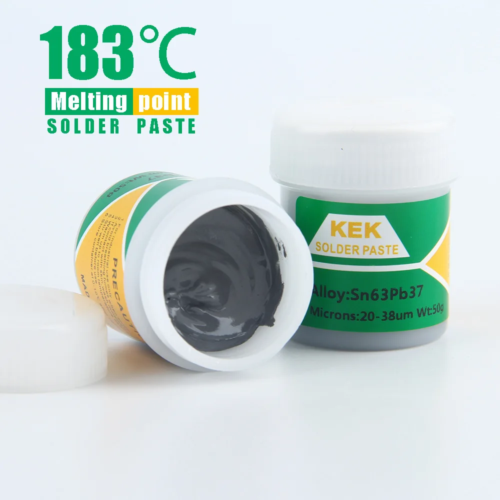 

Sn63Pb37 Lead Solder paste 50g/bottle Medium temperature 183℃ 6337 Solder paste fluxo de solda BGA repair