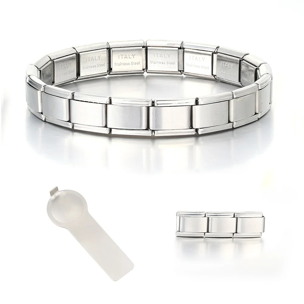 Bracelet en acier inoxydable pour femme, bracelet pour fille, cadeau de mariage, bijoux fantaisie, largeur 9mm, document, nouveau, G108 1