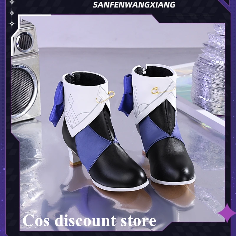 

New Game Honkai: Star Rail Cos Herta Shoes Role Play Cos Carnival Women Costume Comic-con Party Herta Elegnat Shoes Pre-sale
