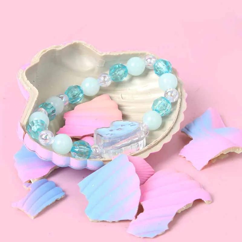 Girls Surprise Bracelet Toys Creative Soaking Water Expansion Hatching Shells Surprise Box Kids Early Education Puzzle Toys