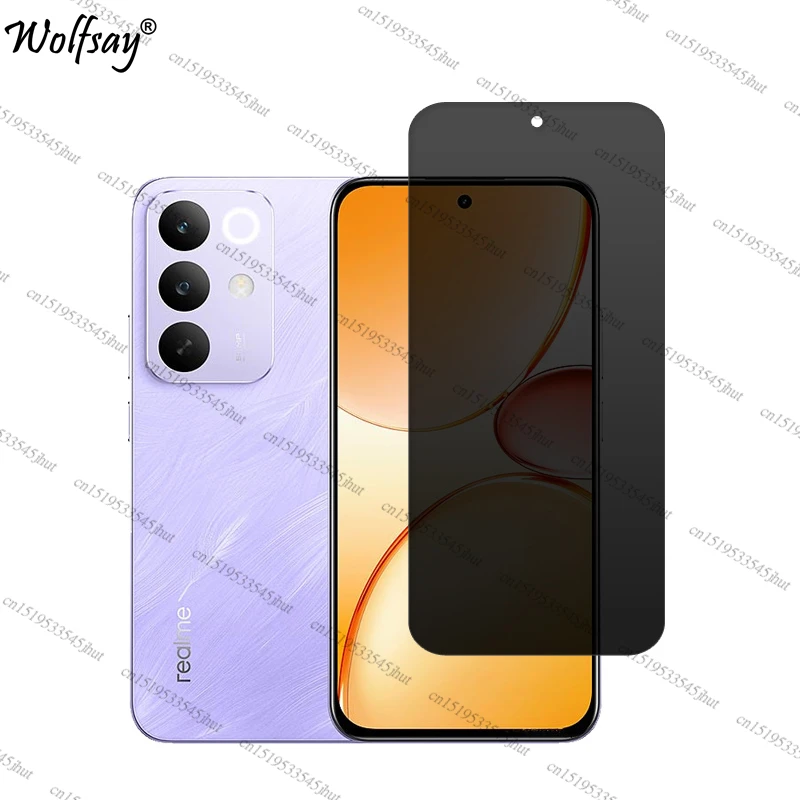 Enhanced Privacy Tempered Glass Screen Protector with Anti-Spy Feature and Camera Protection