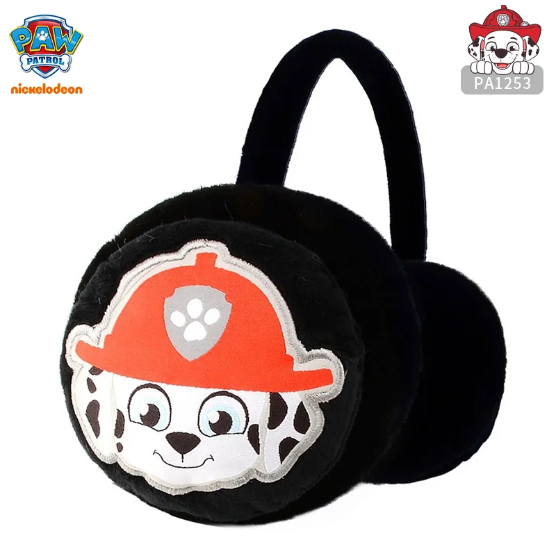 100% Genuine Paw Patrol Skye Chase Winter Earmuff Gloves Plush Ear Warmth Stuffed Mittens Boy Girl Kids Children Christmas gift 2