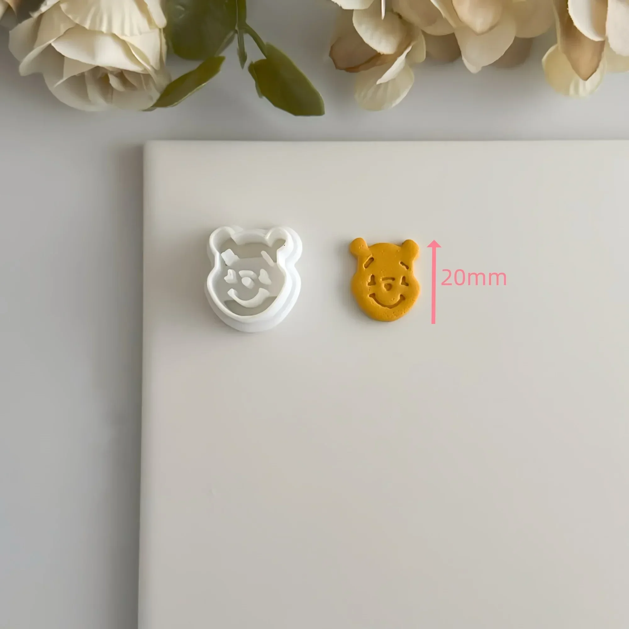 Cute Teddy Bear Polymer Clay Cutter Clay Tool Diy Earring Pendant Jewelry Molding Cutting Mold Ceramic Tool