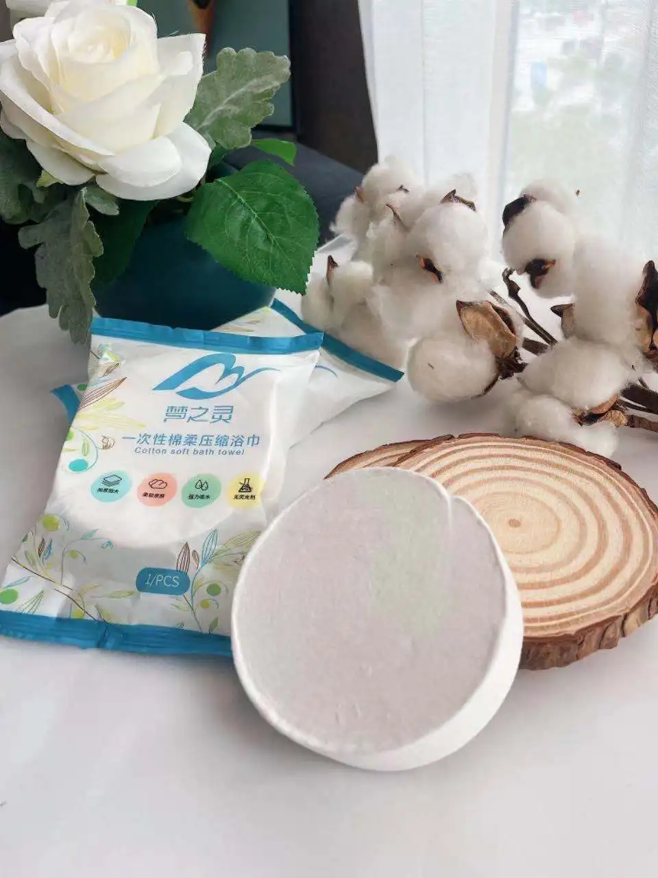 Large Disposable Bath Towel Thick Compressed Towel 100%Cotton Tissue Soft Travel Quick-Drying Cleansing Trip Shower