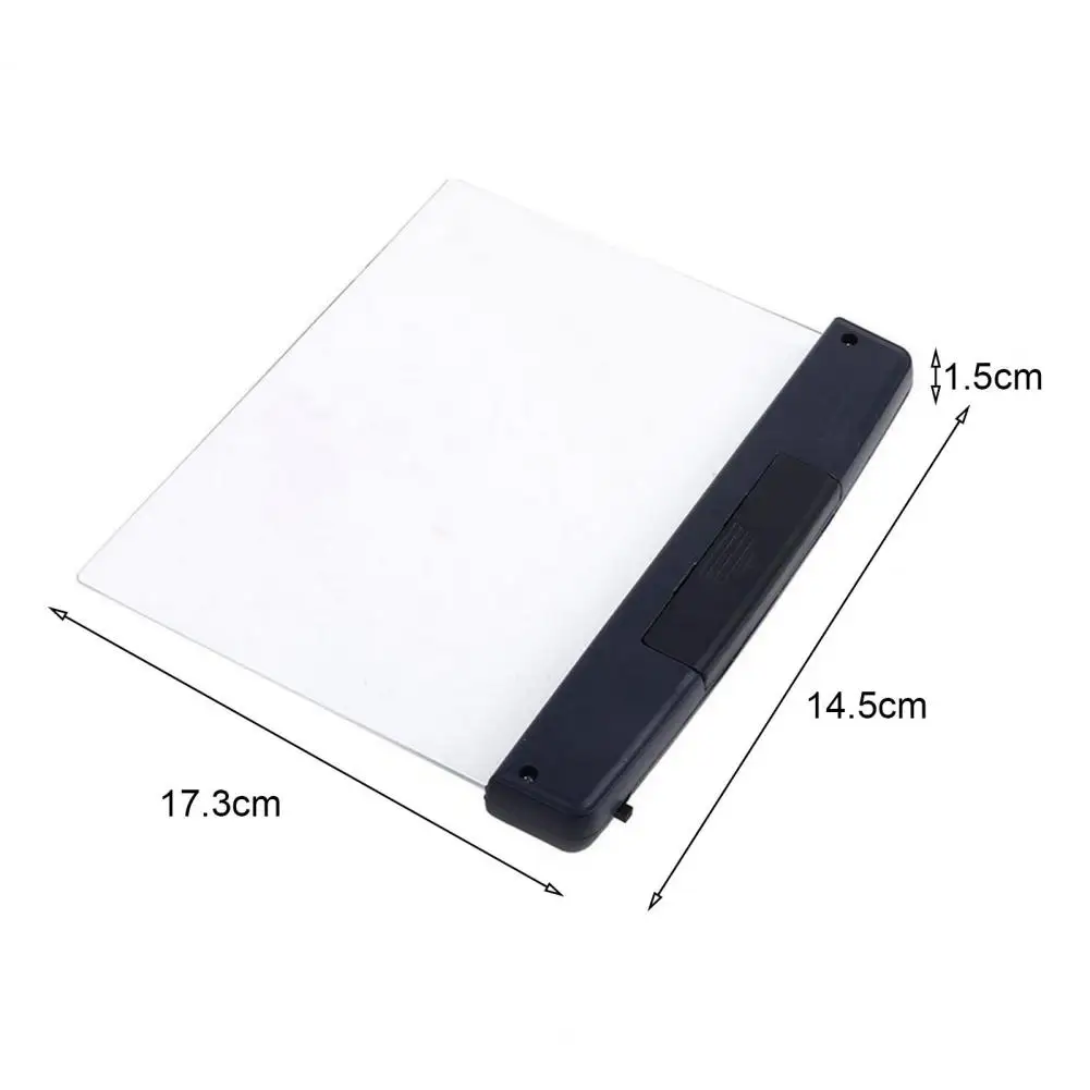 Reading Light Lightweight Portable Clear LED Book Full Page Light Durable Study Lamp Board for Home School
