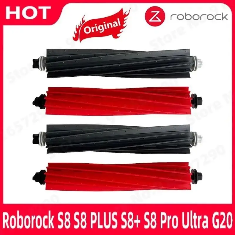 Roborock-Original Dua Roller, Main Rubber, Fio Livre, Acessórios, Novo, Peças, S8 Plus, S8 +, S8 Pro Ultra, G20