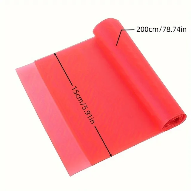 Premium Rubber Resistance Band for Yoga & Fitness - Long Stretch Training Bands for Physical, Home Strength Exercis 3