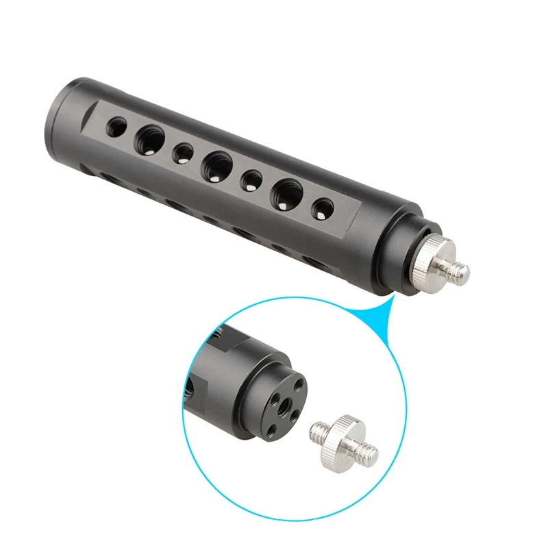 Agarre de cámara de micrófono con cabezal roscado para Monitor, luz de Video, Flash, micrófono, montaje LCD