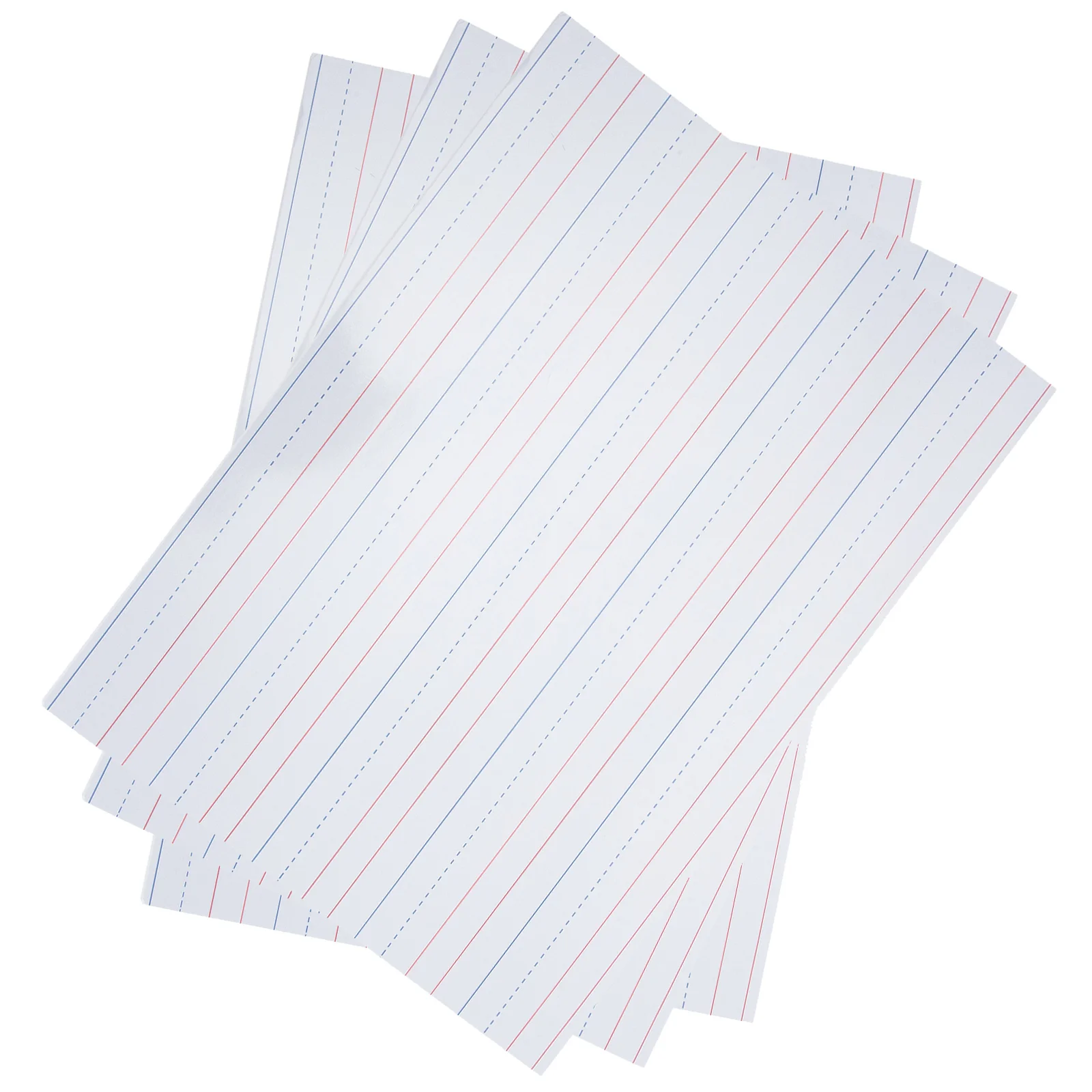 

30 Pcs Rewritable Cardboard Children Erasable Paper School Note Strips English Practice Classroom Kids