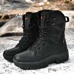 Leather Combat Boots for Men and Women Military Boots Winter Outdoor Snow Boots Infantry Tactical Boots Army Boots Army Shoes