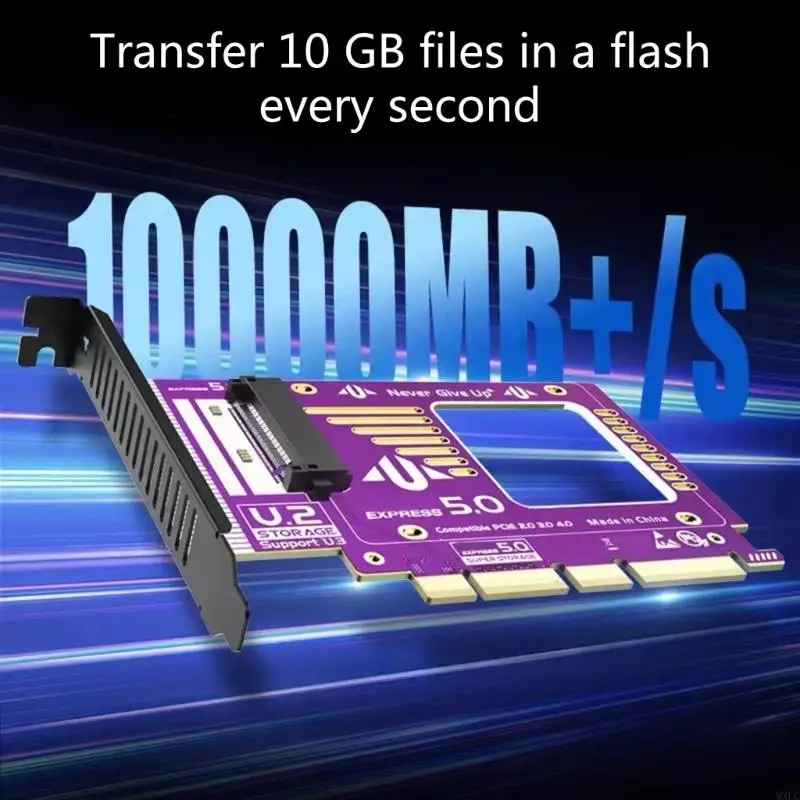 MXLC PCIe 5.0 NVMe Expansion Card Ensures Smooth PCIE5.0X4 Gen5 Solid Disk