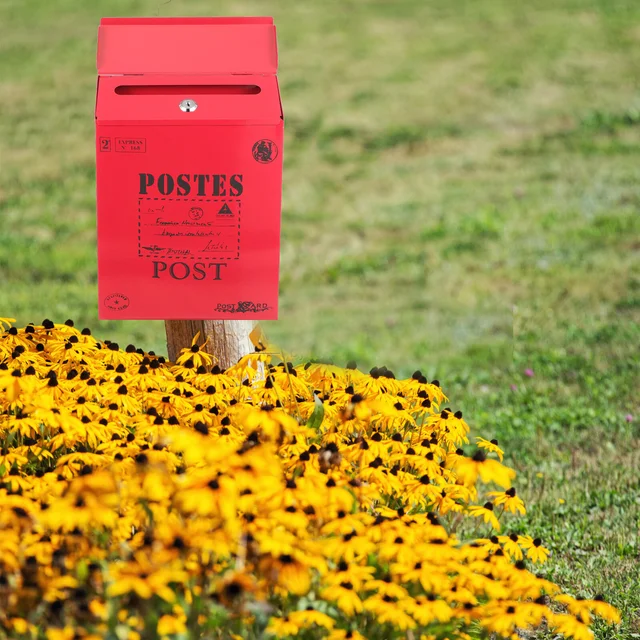 Ón Postafiók Falra Szerelt Levél Csepp Zárat Reteszelő Iroda Panasza Vasoszlop