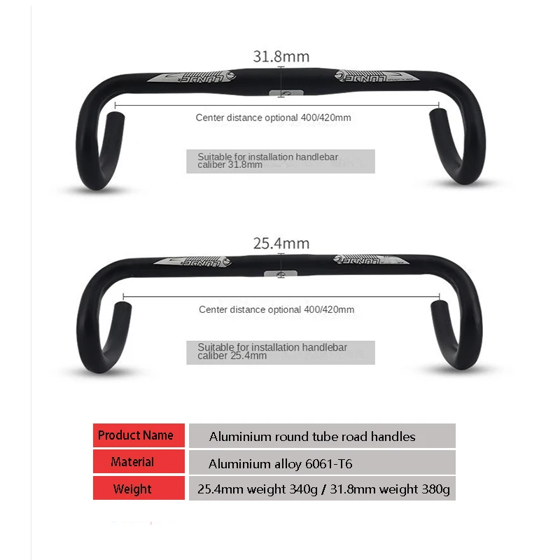 Road Bike Handlebar Bicycle Reduce Resistance Racing Drop Bar Bike