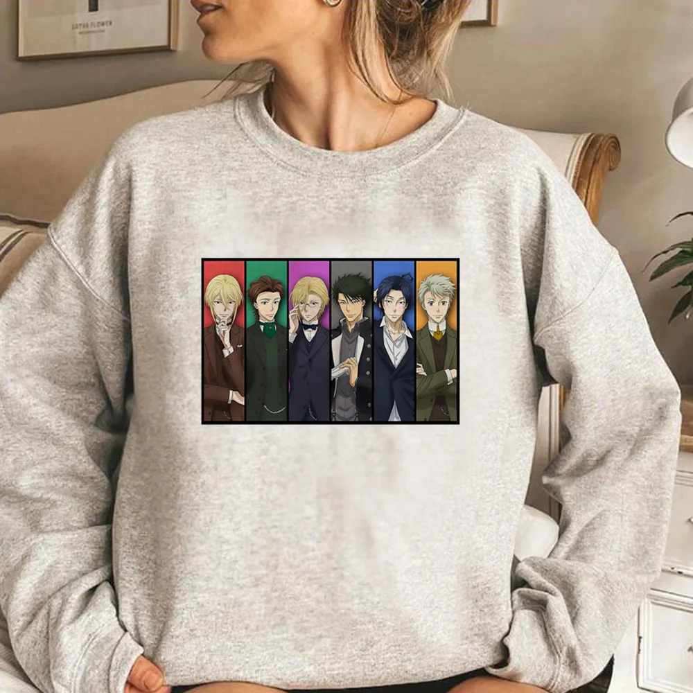 Moriarty Lá Hazafi hoodies Nők streetwear Anime kawaii harajuku pulls hoddies Nők Vonalas Felsőruha