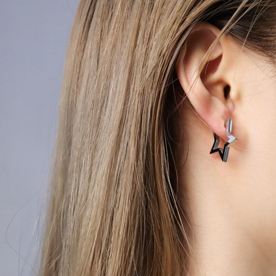 New Creative Mini Star Earrings Fashion Tremella Earrings Gifts For Women Gift Holiday Jewelry Cute Mini Little Star Earrings