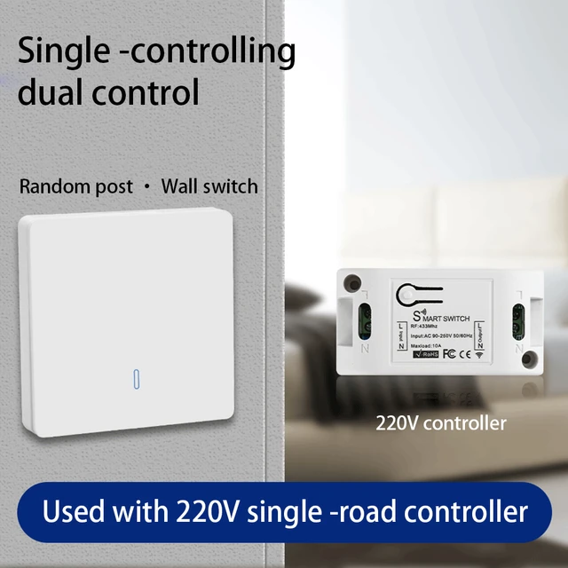 220v Remote Control Smart Switch Wifi  Remote Control Switch Wifi Rf -  Smart Switch - Aliexpress