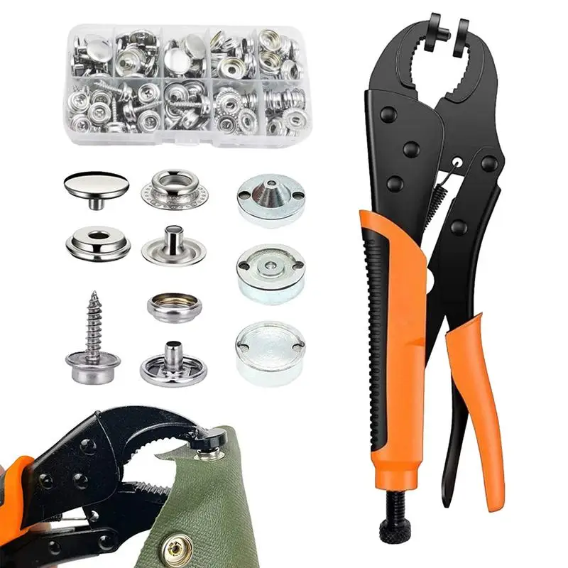 

Набор инструментов для шитья, комплект сверхмощных металлических застежек для плащей и шляп, эргономичный дизайн, «сделай сам»