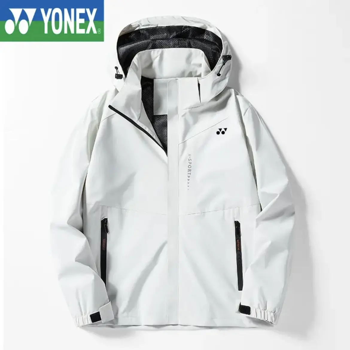 YONEX Autumn and Winter New Men's and Women's Same Style Assault Jacket Windproof Hooded Waterproof Jacket