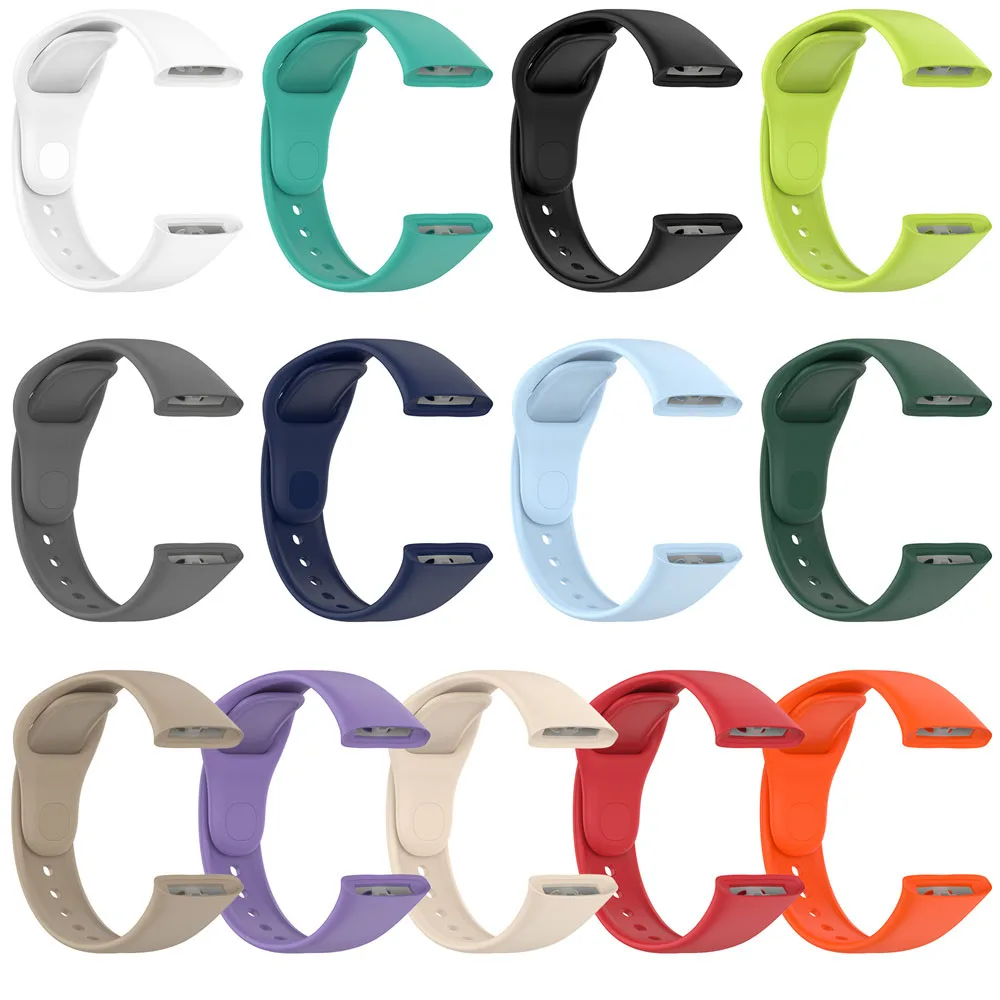 Silicone Replacement Watchband Sport Bracelet for Smart Band
