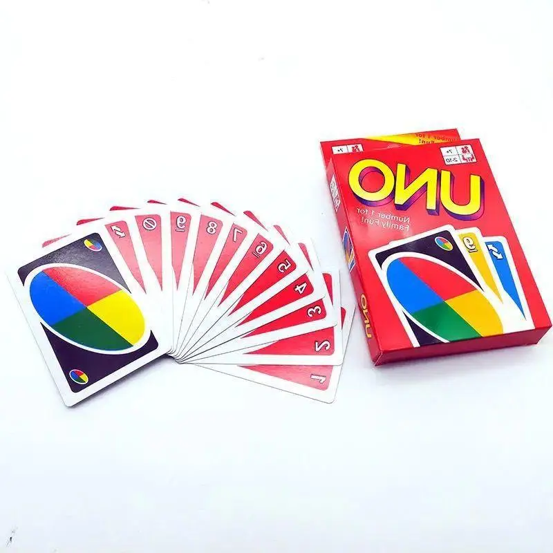 UNO Game Playing Cards Family Entertainment Board Game Kids Toys