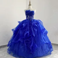 Strapless Party Dresses 15 Quinceanera Dresses 2024 Classic Luxury Ball Gown 11 Colors Prom Dress Quinceanera Gown Customized - Image 6