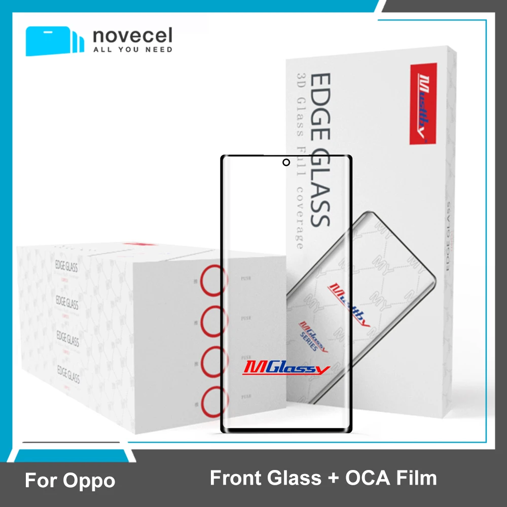 

Musttby 5pcs Outer Glass Screen with OCA Front Display Panel for OPPO FindX X2 X2P X3 X3P X5 X5P Reno3 4 5Pro Reno9 A1PRO