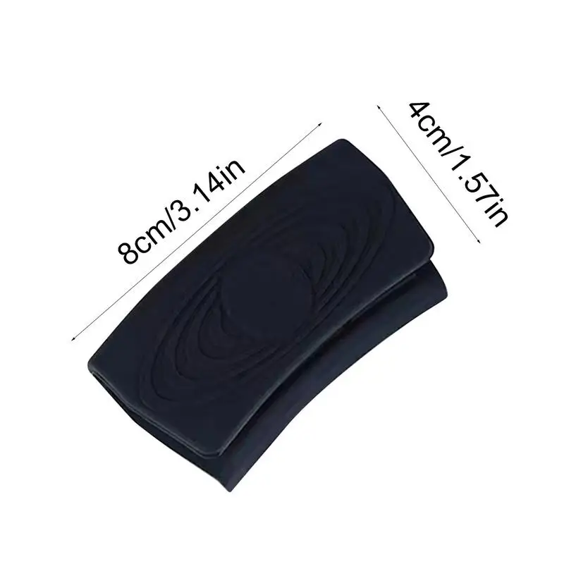 2pcs Silicone Assist Hot Pan Handle Holder Non Slip Pot Grip Handle Sleeve Heat Insulation Covers Pot Ear Clip Kitchen Tool