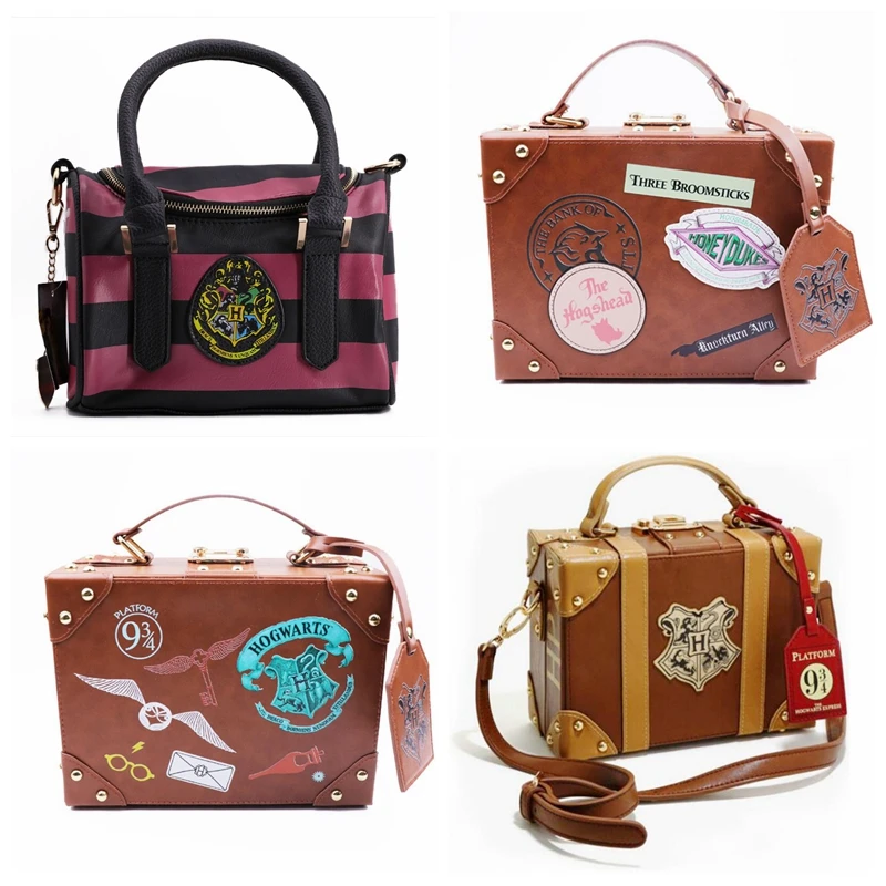 Luggage Harries Cosplay Travel Bags Potter School Hogwart Students Suitcase Collectibles Handbag Shoulder Bags Tote