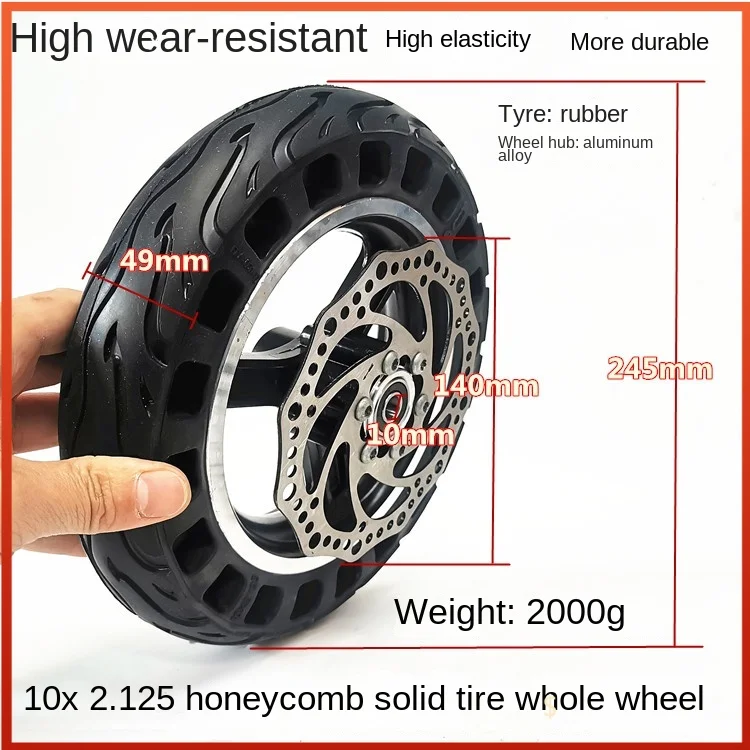 

Различные 10-дюймовые 10x 2/2.125/2.25/2.50 моторизованные скутеры с вакуумной внутренней и внешней трубкой, сотовые твердые шины