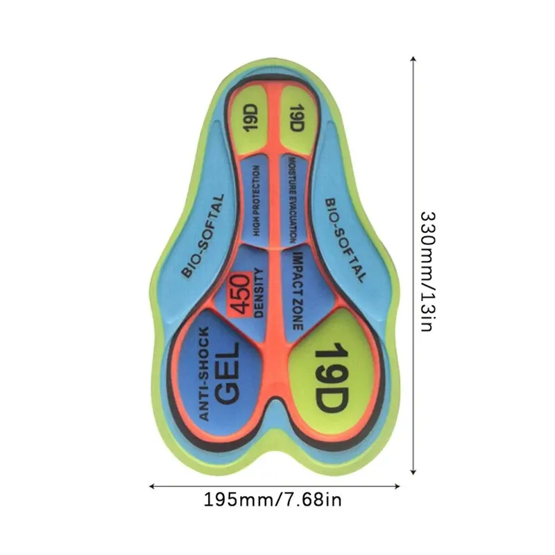 Bike Riding Cushion Outdoor Cycling Shorts Cushion Breathable Pads Bike Riding Base Cushion