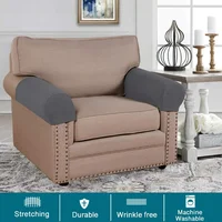 Plaid Elastic Sofa Armrest Cover Thickened Non Slip Couch Chair Arm Protector Stretch Dustproof Sofa Towel Armchairs Covers 2