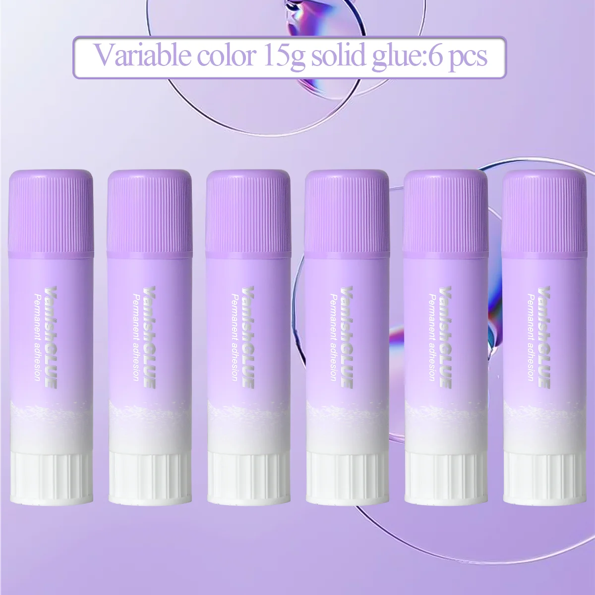 Purple Color-Changing High Viscosity Glue Stick Set – Student Stationery Essentials