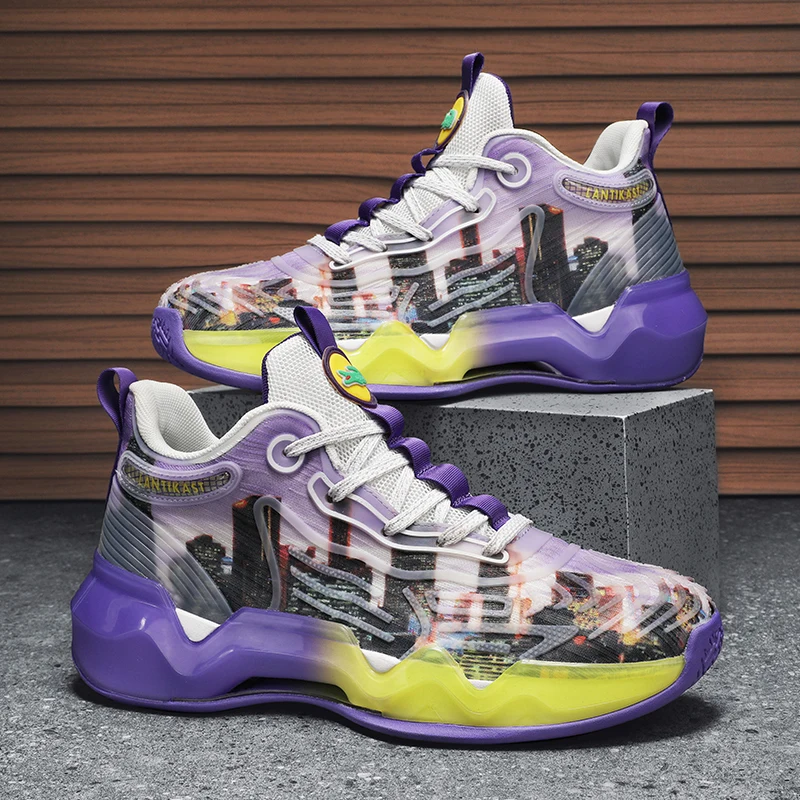 

Basketball shoes Men's sports shoes High top men's basketball shoes High quality women's non-slip sports shoes