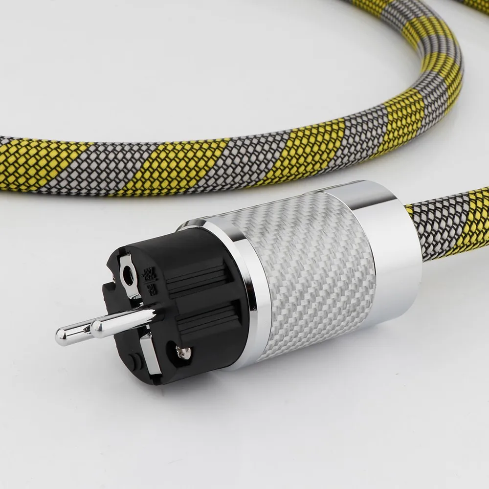 HiFi Ŀ ̺ 125V 15a ̿  Ŀ ڵ ī ̹ ÷ + IEC320 C13 ĿͰ ִ  AC  ̾