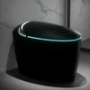 Smart Toilet with Adjusted Heated Seat，Auto Open Auto Flush，Warm Water and Dryer, Night Light, Side Buttons，Smart Toilet 1