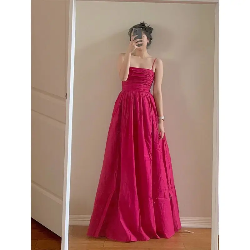 

Hikigawa 2023 Summer Slim Sweet Women Dress All Match Off Shoulder Dresses Sexy Chic Fashion Elegant Vestido De Mujer