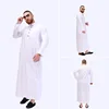 Men Dishdasha Muslim Long Sleeve Dress Daffah Thobe Jubba Saudi Arab Thoub Kaftan Islamic Clothing Robes Abaya Dubai Middle East