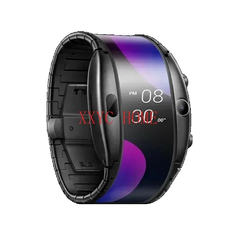 

New Watch Phone 4.01" Foldable Flexible Display Sports Real-time Message Reminder Calling Mid-air Gestures Second-hand