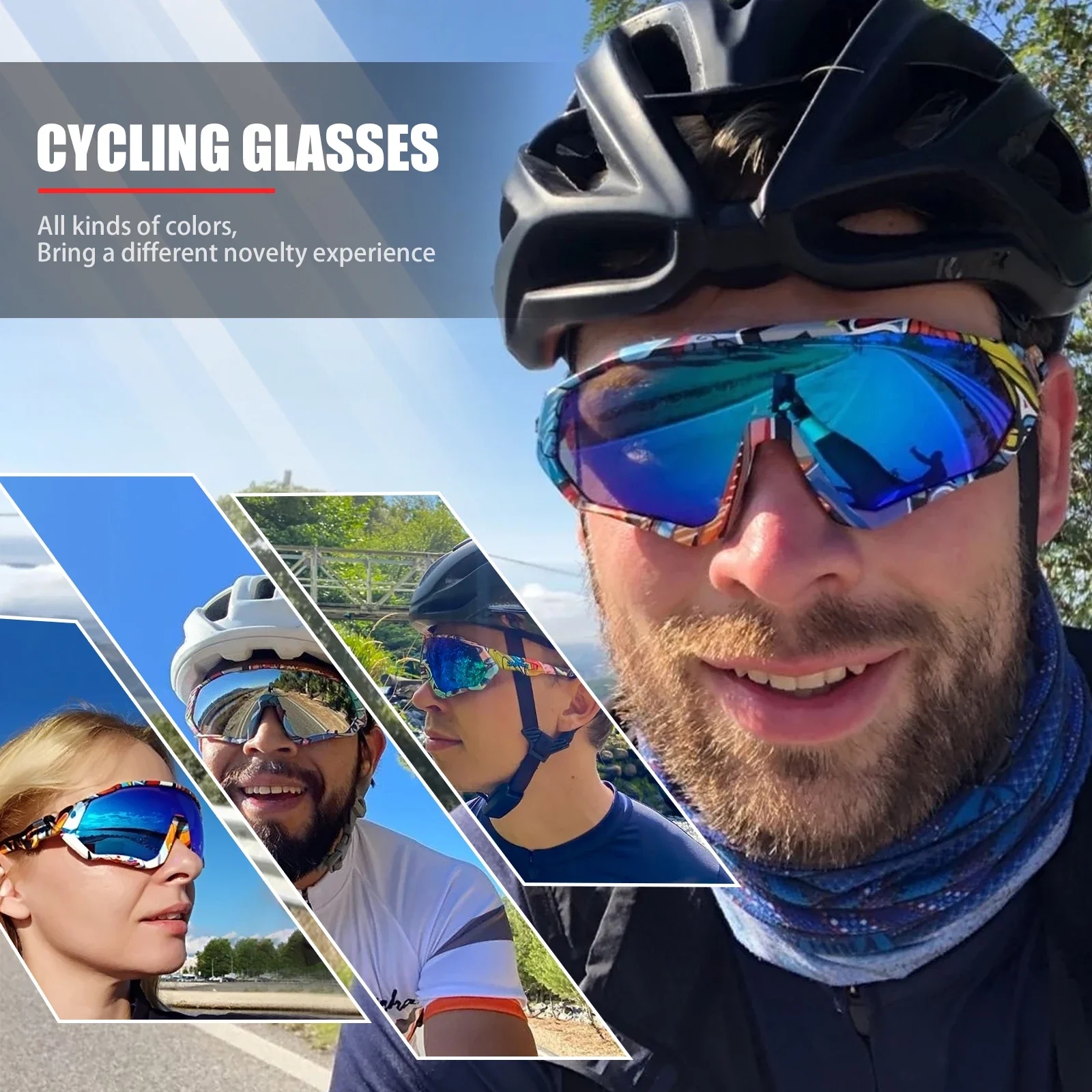 Gafas Deportivas Mujer KAPVOE Gafas De Ciclismo Fotocru00f3micas
