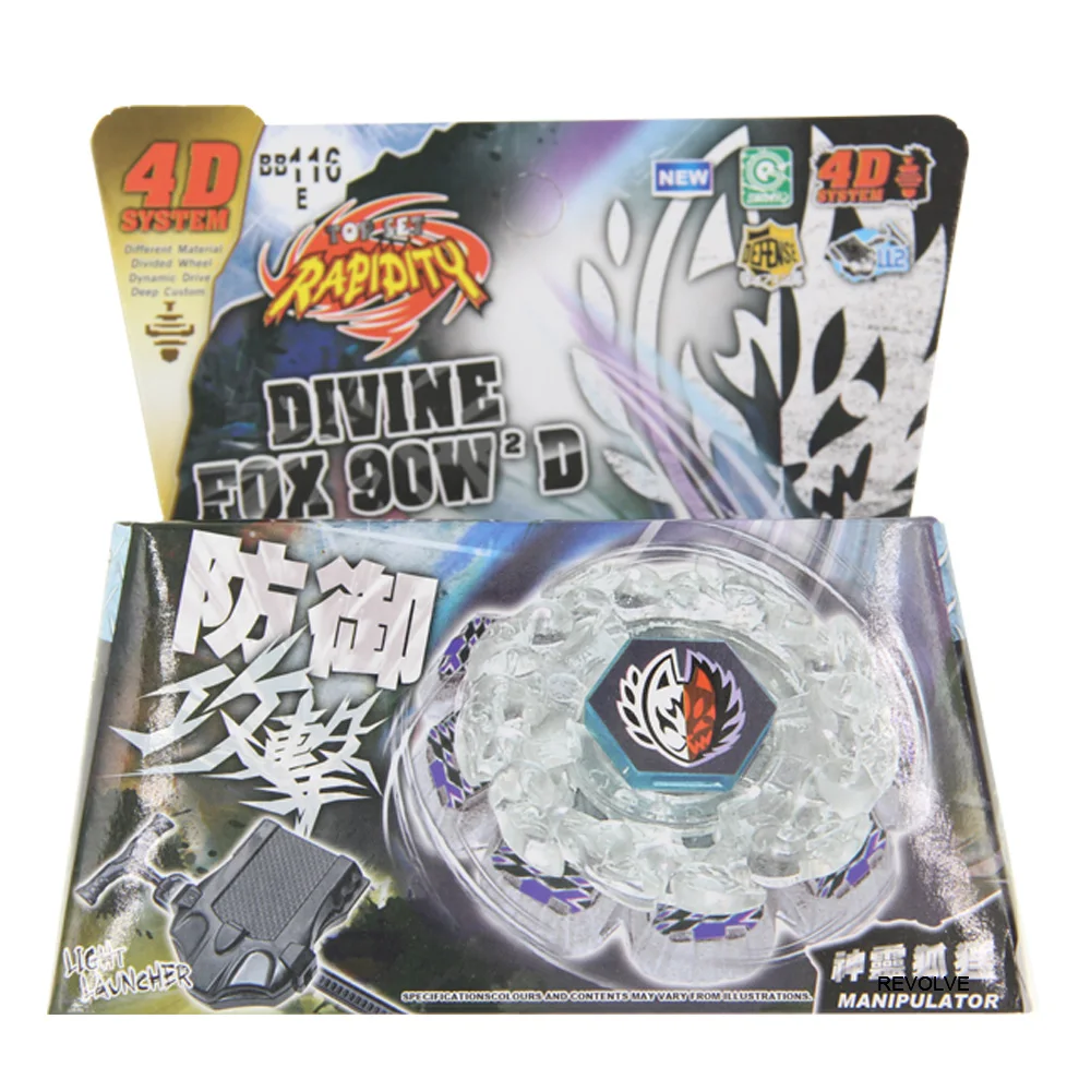 

B-X TOUPIE BURST BEYBLADE SPINNING TOP Divine Fox From Random Booster Vol 8 BB116E FREE SHIPPING For Children Toys