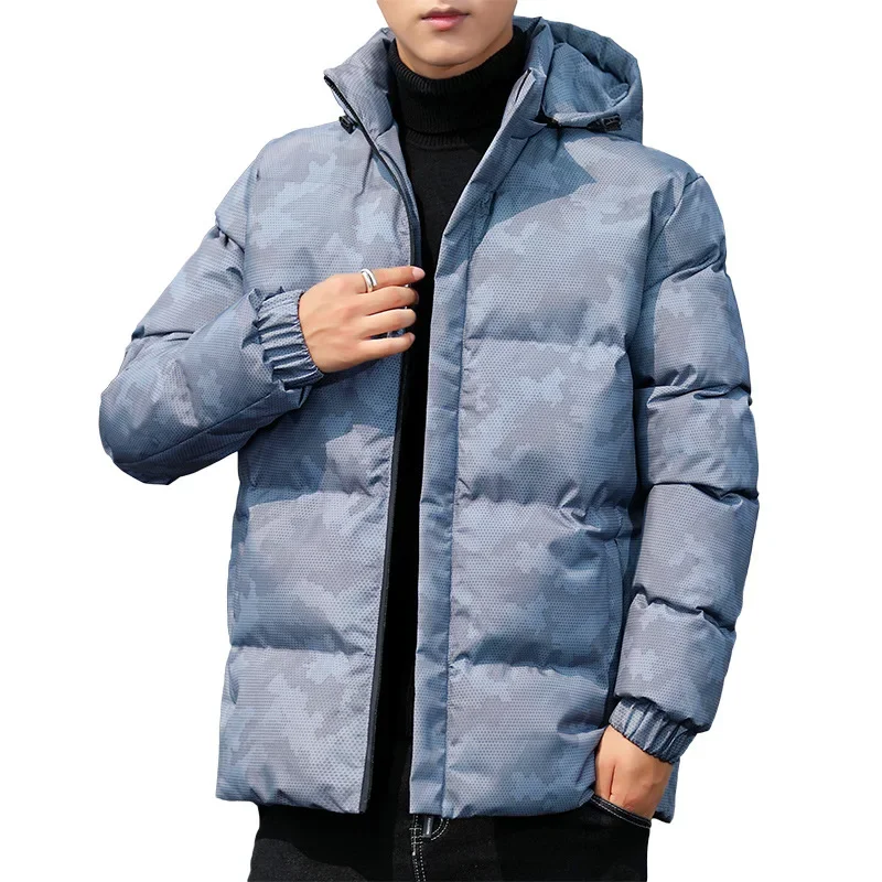 Korean-Style Hooded Thick Padded Jacket