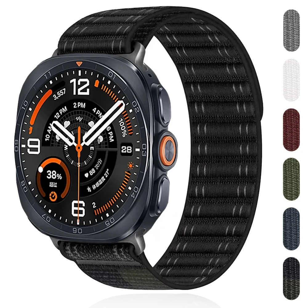 Wave Nylon Sport Strap – Replaceable Bracelet Accessory for Samsung Galaxy Watch Ultra