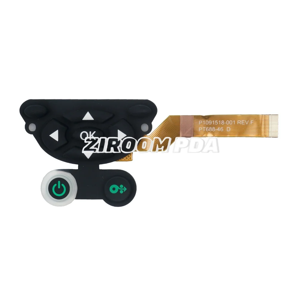 Zebra ZQ610 ZQ620 모바일 프린터용 고무 키패드 + 하단 키 스위치 100세트